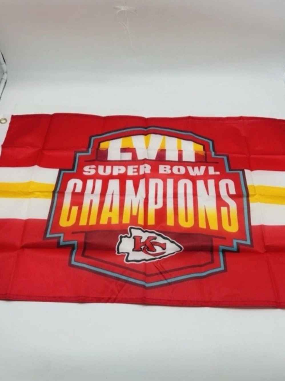 NEW Red Kansas City Chiefs LVII Super Bowl Champions Wall Tapestry 30x 20